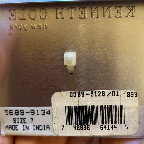 New Kenneth Cole New York semi precious sterling silver Ring Size 7 - Picture 5 of 8